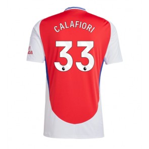 Arsenal Riccardo Calafiori #33 Domaci Dres 2024-25 Kratak Rukavima